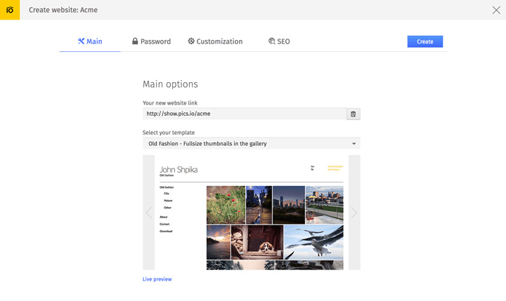 design to web site
